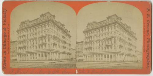 Field, Leiter & Company Geschäft an der Ecke State und Washington Streets, Chicago, ca. 1869